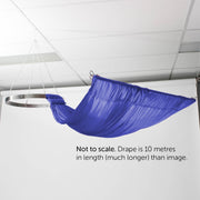 Ceiling Drape Ice Silk - Royal Blue - 10m