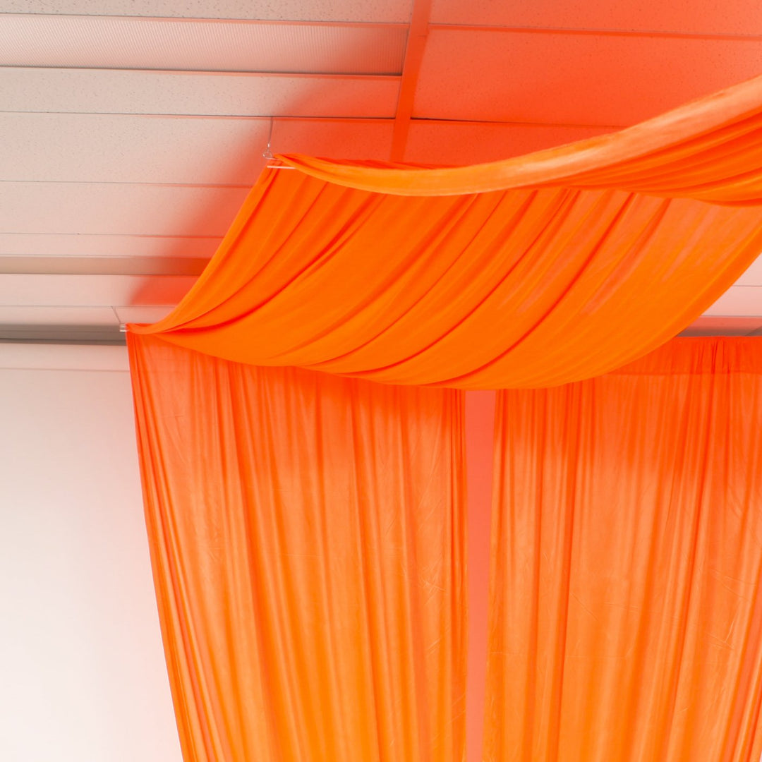 Ceiling Drape Ice Silk Satin Panel