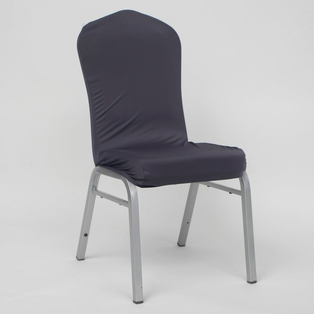 Lycra Chair Covers (Toppers) - Dark Grey