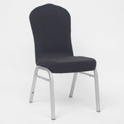 Lycra Chair Covers (Toppers) - Jacquard Charcoal