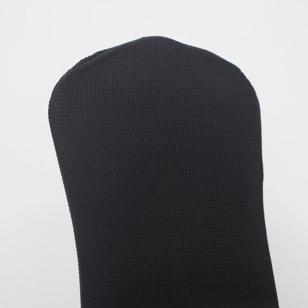 Lycra Chair Covers (Toppers) - Jacquard Charcoal Back