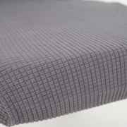 Lycra Chair Covers (Toppers) - Jacquard Dark Grey Close Seat