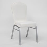 Lycra Chair Covers (Toppers) - Jacquard White