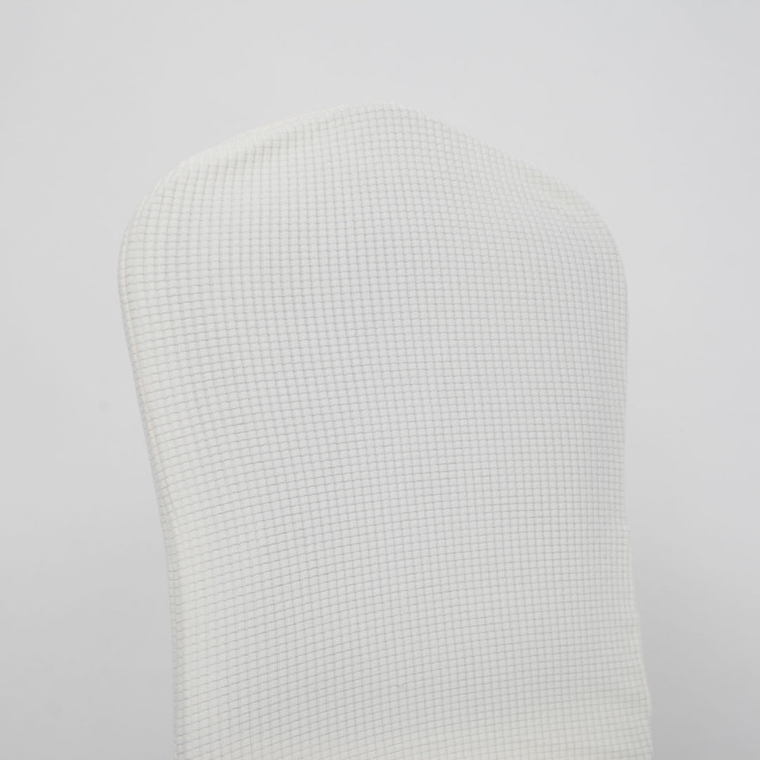 Lycra Chair Covers (Toppers) - Jacquard White Back