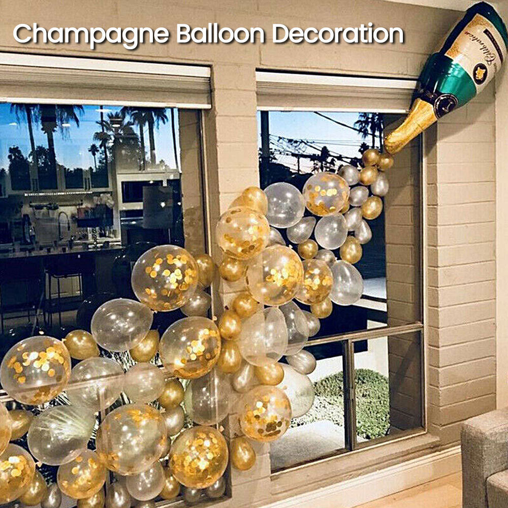 CHAMPAGNE BALLOON Garland on Restaurant