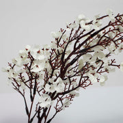 4 x Small Cherry Blossom Branches - White (50cm) Close