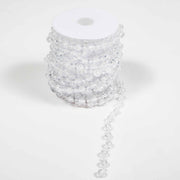 Clear Mixed Pearl String Beads - 15m