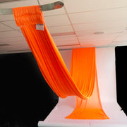 Ceiling Drape Ice Silk - Black - 10m View Of Length