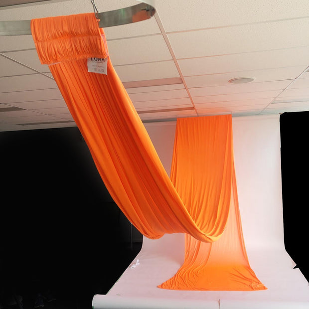 Ceiling Drape Ice Silk - Blush - 10m View Of Length