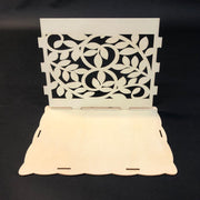 Floral wishing well card box assembly 1