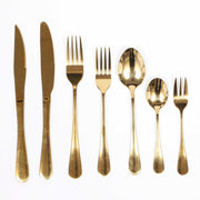 Gold Cutlery Set included cutlery