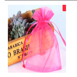 Organza Bags - Hot Pink (10x15cm)