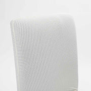Lycra Dining Chair Covers (Toppers) - Jacquard Off White Back rest