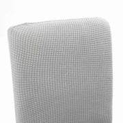 Lycra Dining Chair Covers (Toppers) - Jacquard Silver