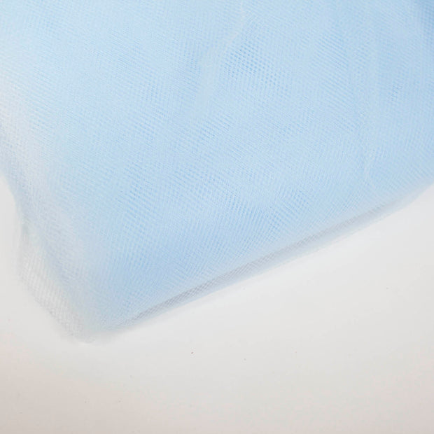 Large Tulle Fabric Roll - Light Blue (1.6mx36m) Close