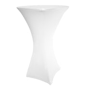 White Dry Bar Covers (Square Base) 70cm Tops