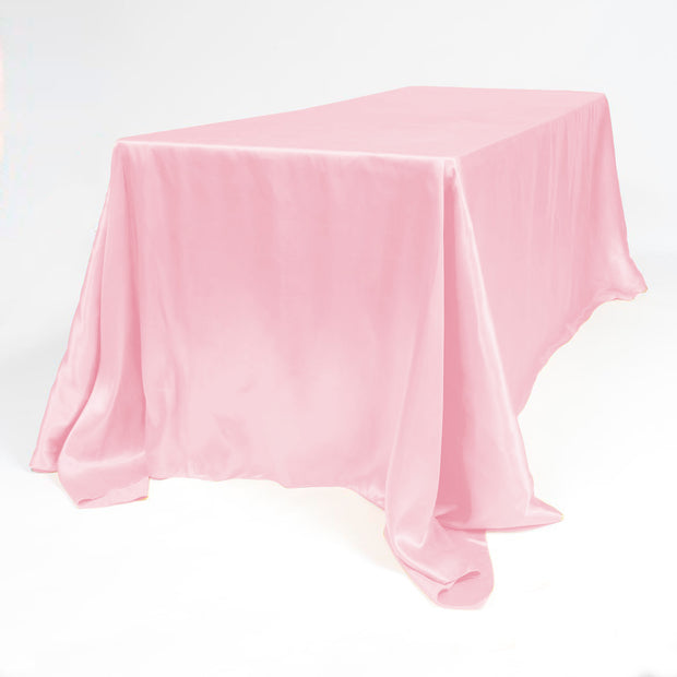 light pink Satin Tablecloth