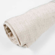 Natural Linen Napkin Rolled close up