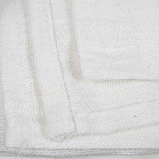 White Linen Napkin Close up Edging