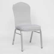 Lycra Chair Covers (Toppers) - Silver