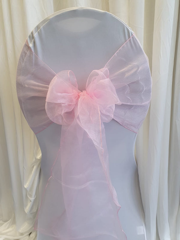 Organza Table Runners - Light Pink