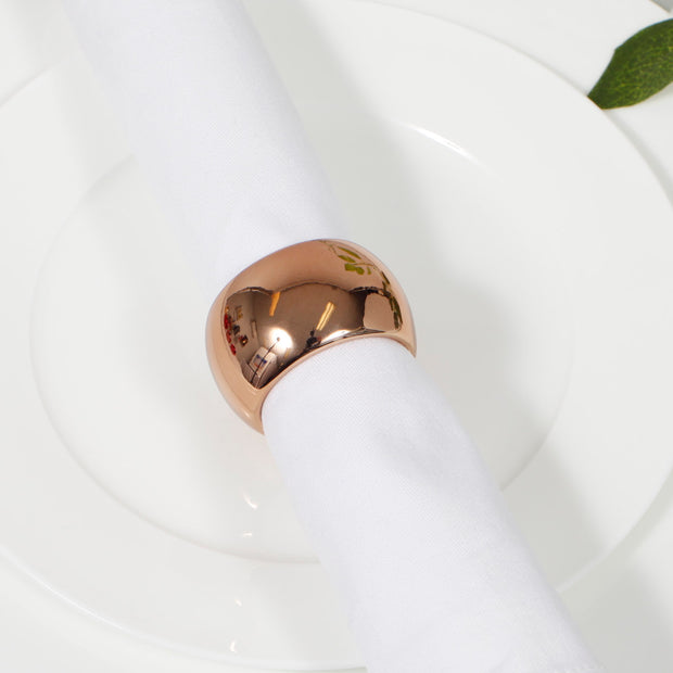 Bronze Napkin Ring - Classic Luxe Style Close Up