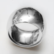 Silver Napkin Ring - Classic Luxe Style Close Up
