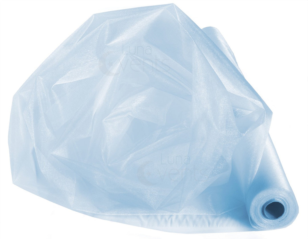 Organza Fabric Roll - Light Blue