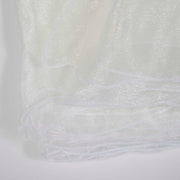 Organza Chair Sashes - Light Ivory Close up