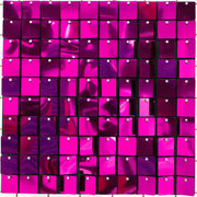 Sequin Shimmer Wall Backdrop Panels - Hot Pink