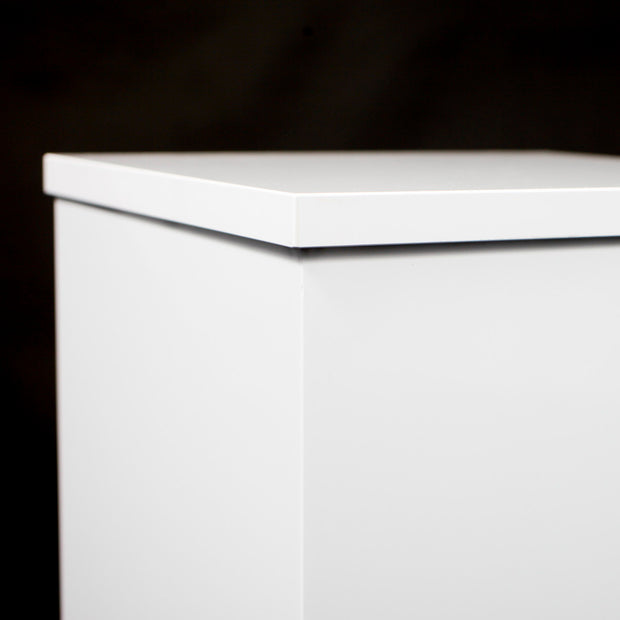 Premium White Plinth Centrepiece 80cmx28cmx28cm Top