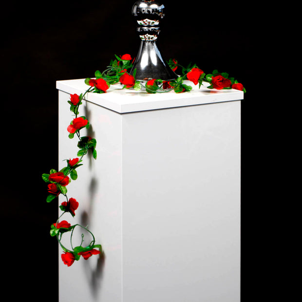 Premium White Plinth Centrepiece 80cmx28cmx28cm Top B