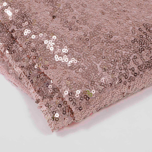 Rose Gold Sequin Tablecloth 125x240cm