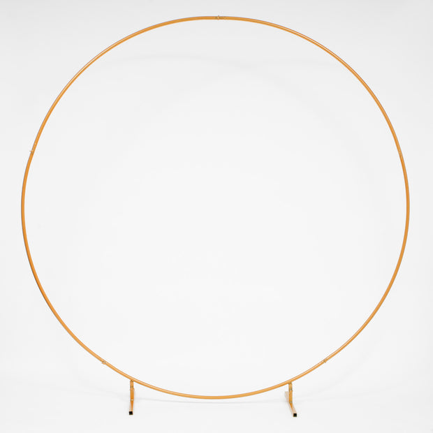 Round Wedding Arch / Flower Frame - Gold (2m)
