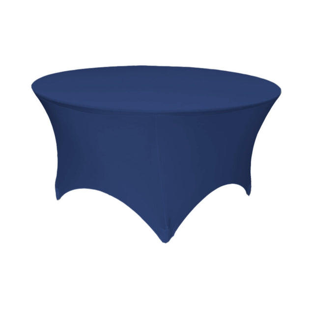Navy Lycra Round Table Covers Lycra Tablecloths In Australia 6ft
