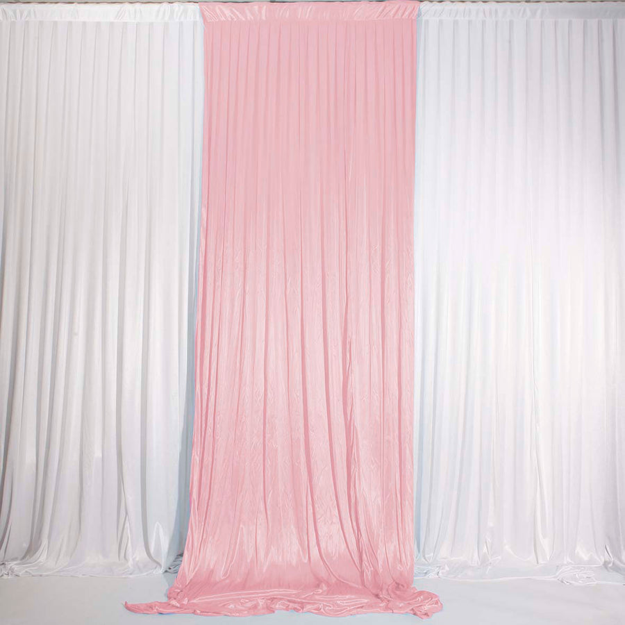 Blush Ice Silk Satin Backdrop Convertible Panels 1mx3m Single open