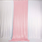 Blush Ice Silk Satin Backdrop Convertible Panels 1mx3m Single open