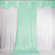 Mint Ice Silk Satin Backdrop Convertible Panels 1mx3m Open