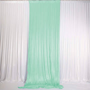 Mint Ice Silk Satin Backdrop Convertible Panels 1mx3m No swag open