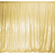 Champagne Gold Sequin Backdrop Curtain 3m x 1.25m