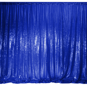 Royal Blue Sequin Backdrop Curtain 3m x 1.25m 