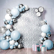 Sequin Shimmer Wall Backdrop Panels - Silver