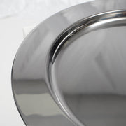Silver Mirror Charger Plate Sets - 33cm