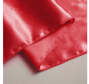 Satin Chair Sashes Close Up - Red