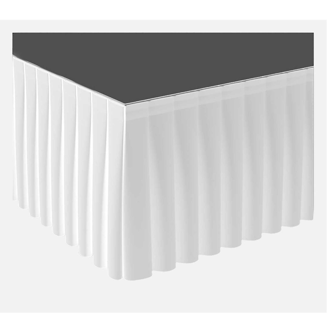 40cm High White Stage Skirting (3m)