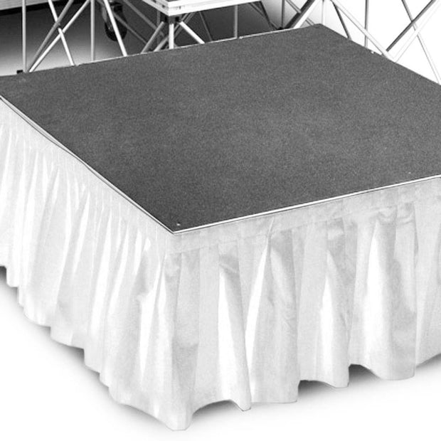 50cm High White Stage Skirting (3m) Square