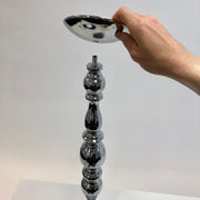 Silver Candlestick Pedestal Candelabra and Centrepiece Vase pieces assembly seventh step