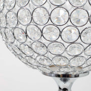 Crystal Ball candle holder close up acrylic crystals