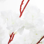 Thick Cherry Blossom Branch - White (1.1m) flower close
