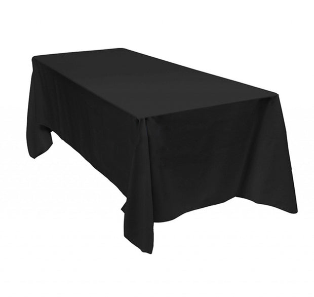 Black Rectangle Tablecloths (153x320cm)